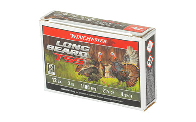 Winchester Ammunition Long Beard TSS 12 Gauge Shotshells * 3 Inch, #8 Shot, 5 Rounds per Box