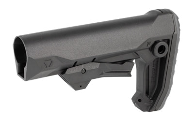 Strike Industries MOD2 Stock in Black * Adjustable Buffer Tube Stock with Overmolded Rubber Buttpad and Wide Cheek Rest