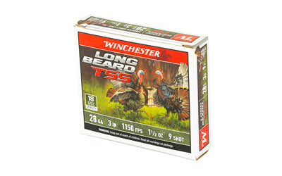 Winchester Ammunition Long Beard TSS 28 Gauge Shotshell * #9, 3 Inch, 5 Rounds per Box