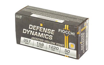 Fiocchi Ammunition Defense Dynamics .357 Magnum 158 Grain Hollow Point - 50 Rounds per Box