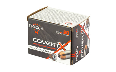 Fiocchi Ammunition Covert X .357 Magnum 125-Grain Hollow Point Ammo
