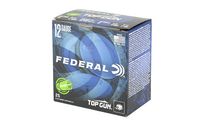 Federal Top Gun 12 Gauge 2.75 Inch #7.5 Lead Shots - 1 1/8 oz, Pack of 25
