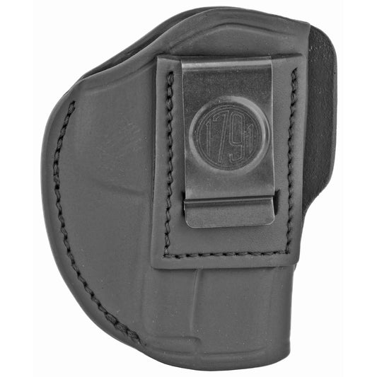 1791 Gunleather 4 Way Holster for Right Hand in Black * Versatile Belt Holster for Concealed and Open Carry