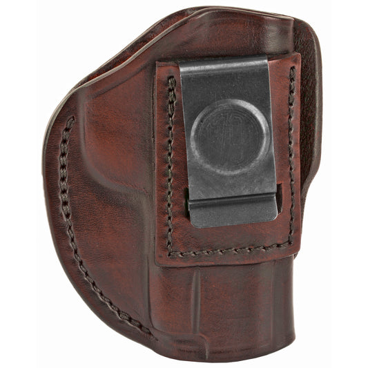 1791 Gunleather 4 Way Holster * Right Hand, Brown Leather Belt Holster for Concealed and Open Carry