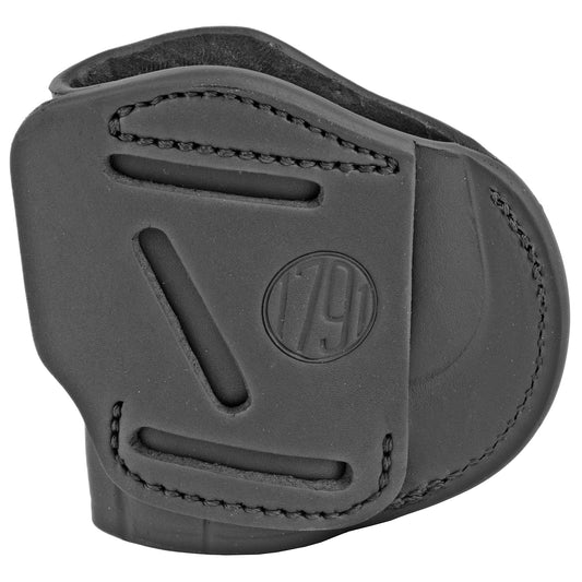 1791 Gunleather 4 Way IWB/OWB Belt Holster for Right Hand - Black Leather