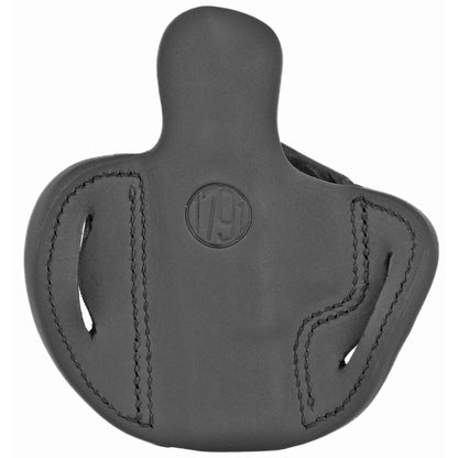 1791 Gunleather Optic Ready Stealth Belt Holster for Right-Hand Carry - Black Leather