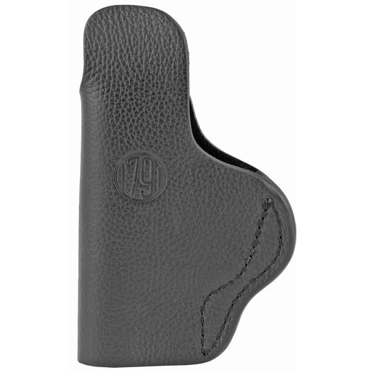 1791 Gunleather Smooth Concealment Inside Waistband Holster - Right Hand, Black Leather, Model SCH-4-NSB-R