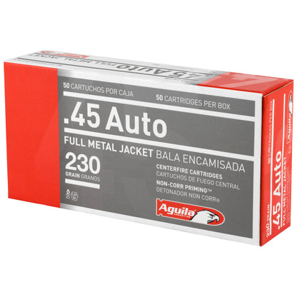 Aguila Ammunition 45 ACP 230-Grain Full Metal Jacket Pistol Rounds (Box of 50, Case of 1000)