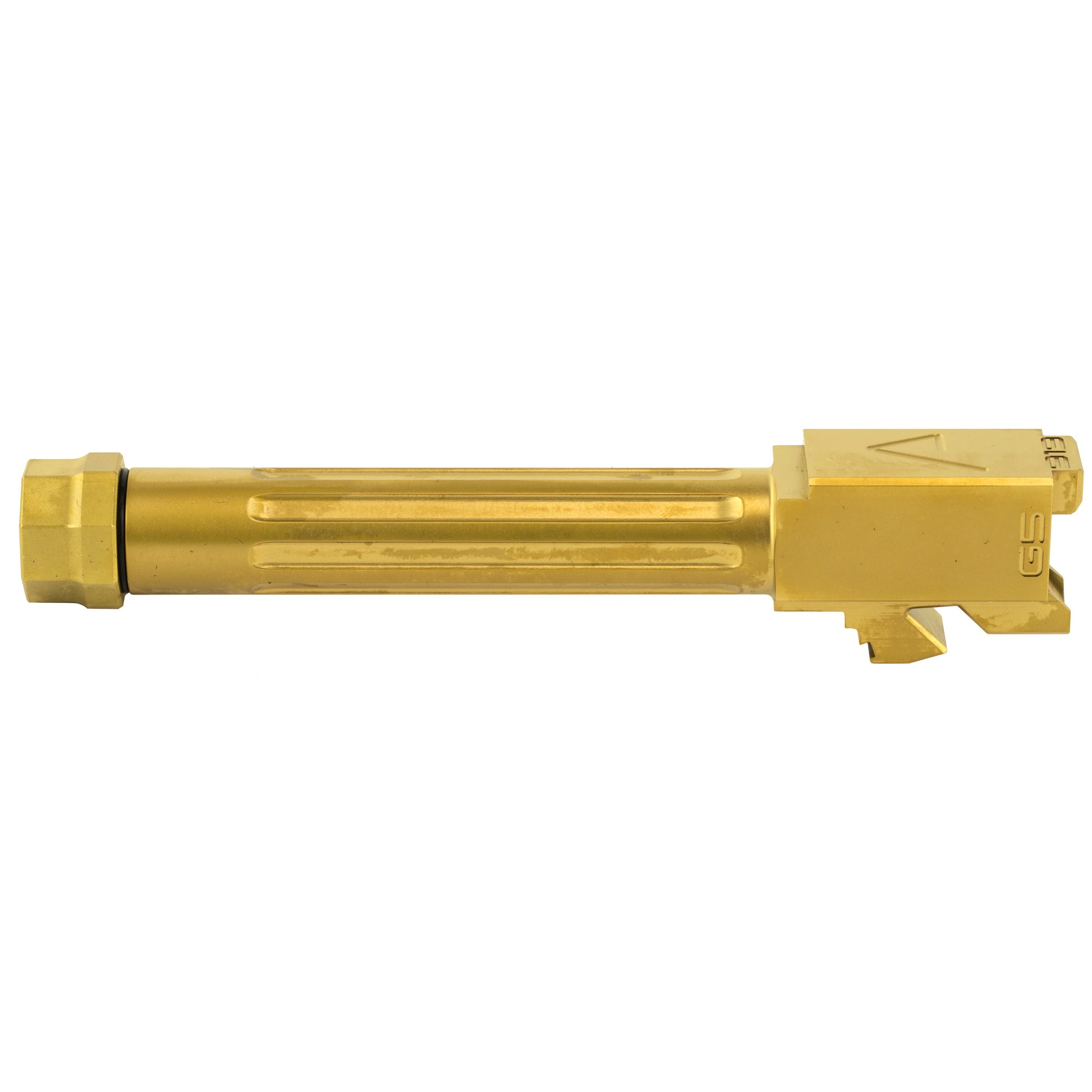 Agency Arms Mid Line Threaded & Fluted 9mm Barrel for Glock G19 G5 * Gold Finish