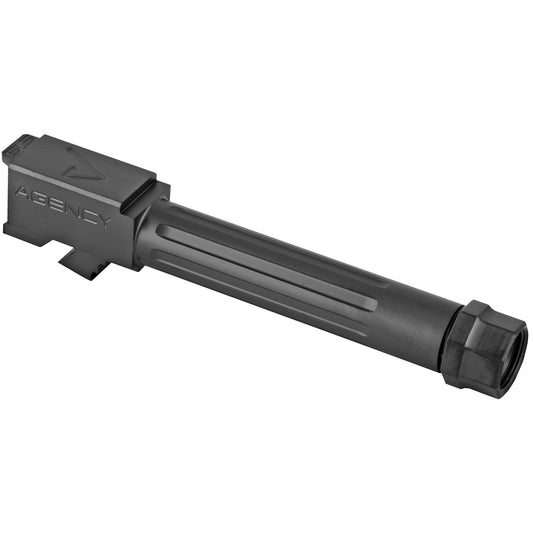 Agency Arms Mid Line Threaded and Fluted 9mm Barrel for Glock 19 - Black