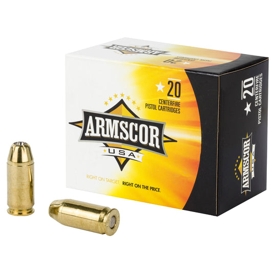 Armscor 45 ACP 230-Grain Hollow Point Ammunition - 20 Rounds per Box, 500 Rounds per Case
