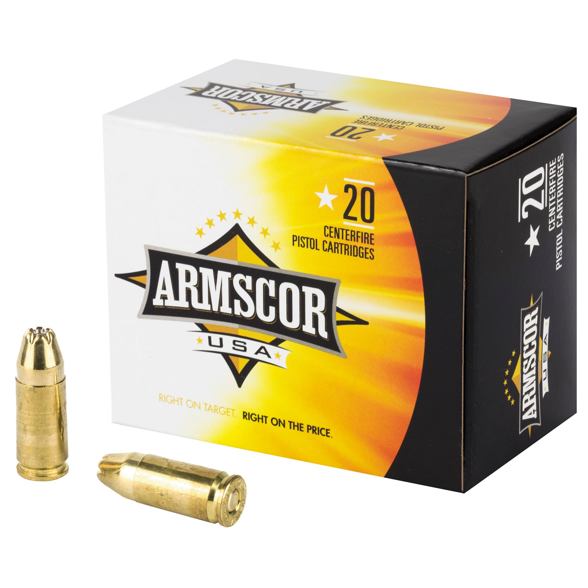Armscor 9mm 124 Grain Hollow Point Ammunition * Reliable Self-Defense and Target Shooting Ammo