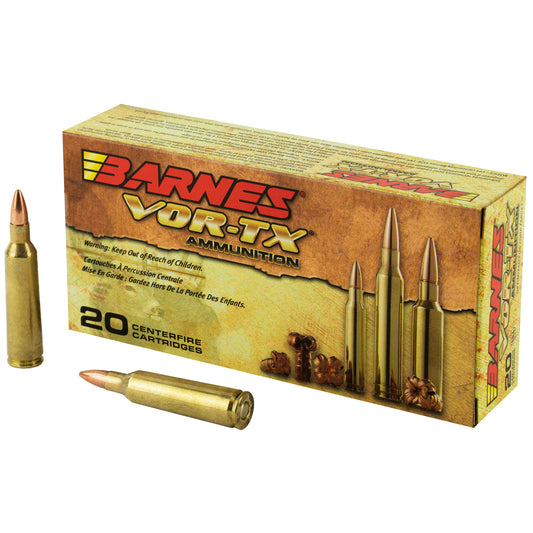 Barnes VOR-TX 22-250 Remington 50-Grain TSX Triple Shock X Ammunition * Precision Hunting Rounds