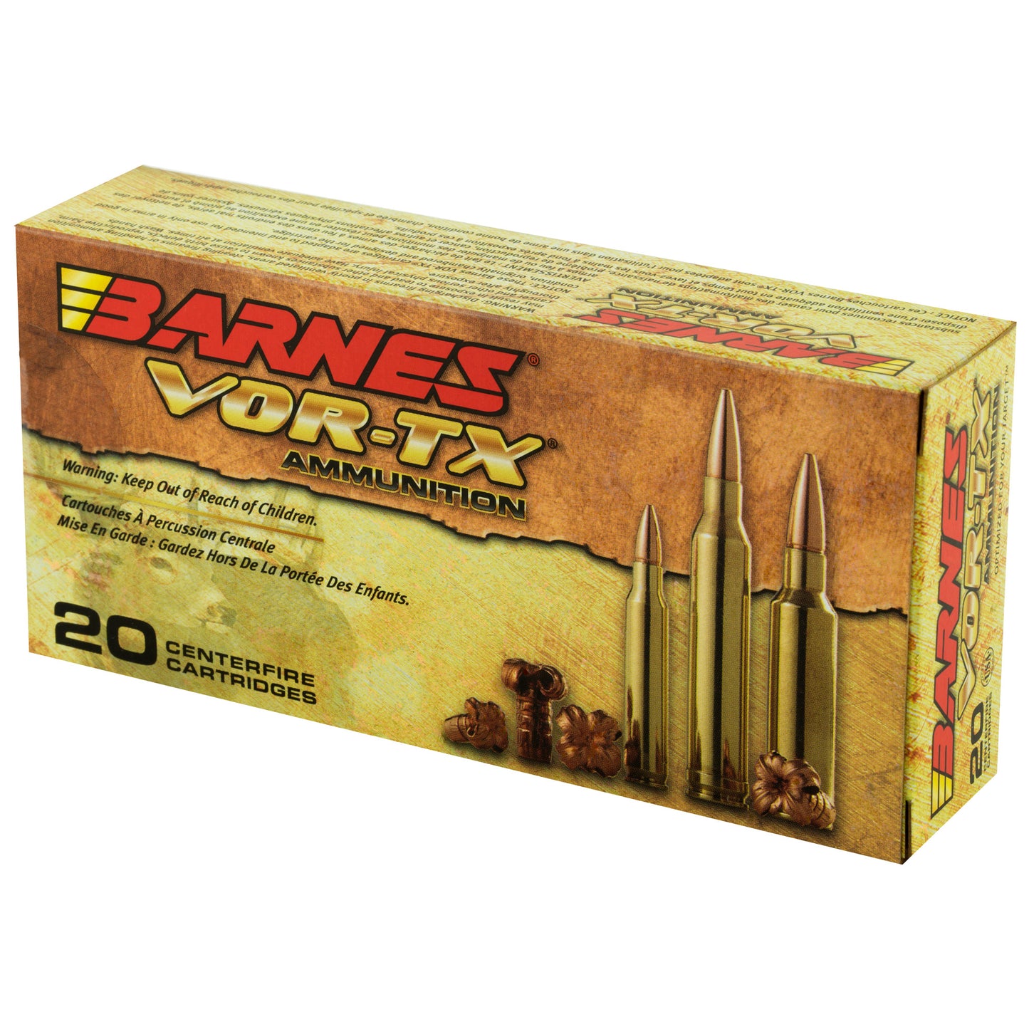Barnes VOR-TX 22-250 Remington 50-Grain TSX Triple Shock X Ammunition * Precision Hunting Rounds