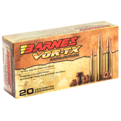 Barnes VOR-TX 223 Remington 55-Grain TSX FB Ammunition * Precision Handloaded Performance
