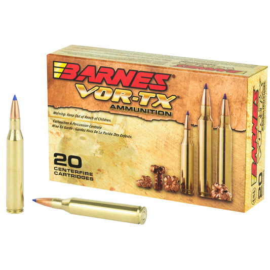 Barnes VOR-TX 25-06 Remington Tipped Triple Shock X 100 Grain Ammunition (20 Rounds)