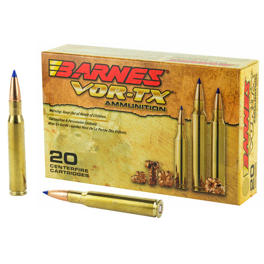Barnes VOR-TX 30-06 Springfield 168-Grain Tipped Triple Shock X Ammunition * Precision Hunting Round