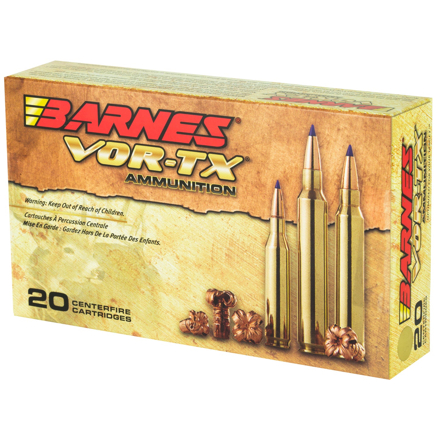 Barnes VOR-TX 300 Winchester Magnum 165-Grain Tipped Triple Shock X Ammunition (20 Rounds)