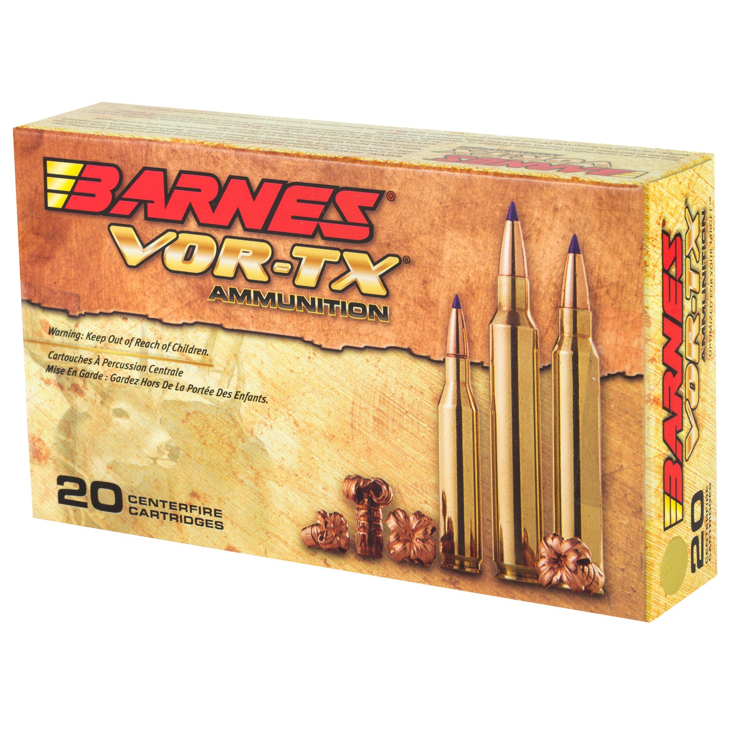 Barnes VOR-TX 300 Winchester Magnum 180-Grain Tipped Triple Shock X Ammunition