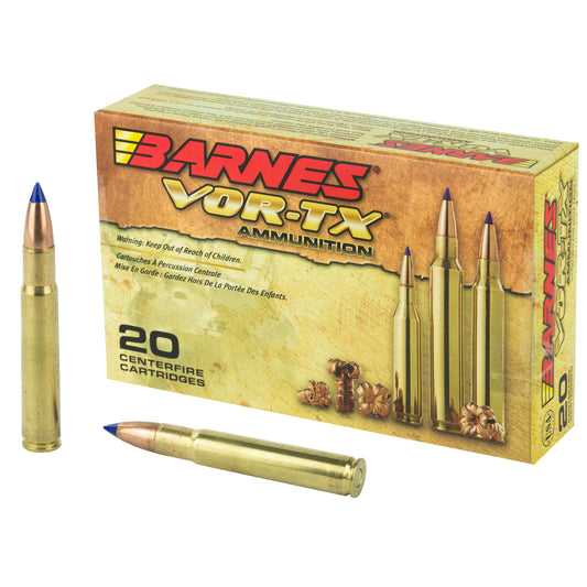 Barnes VOR-TX 35 Whelen Tipped Triple Shock X 180-Grain Ammunition (20 Rounds)