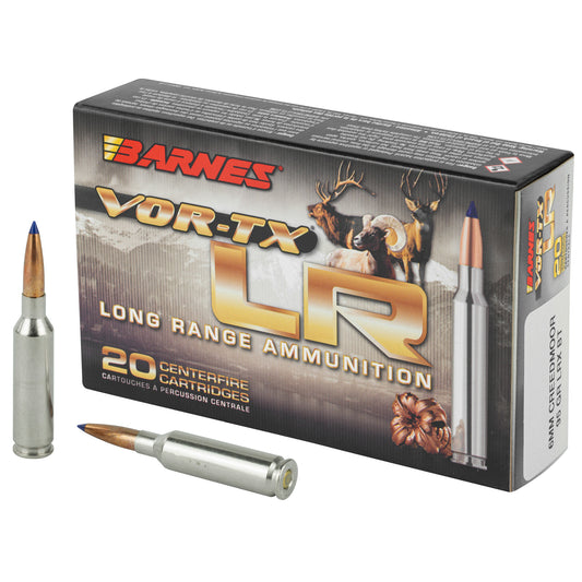 Barnes VOR-TX Long Range 6mm Creedmoor 95 Grain LRX Ammunition - Precision Hunting Load