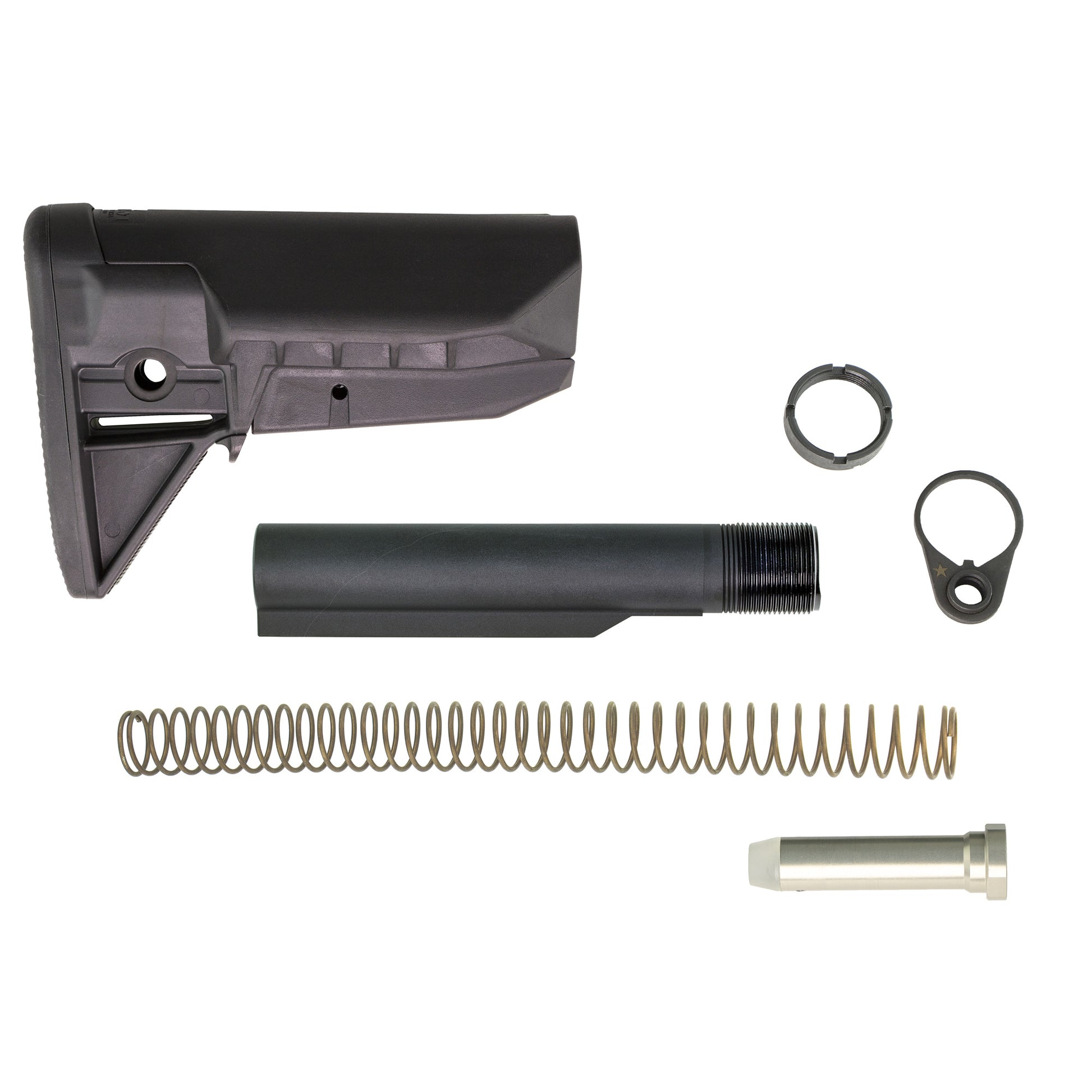 Bravo Company BCMGUNFIGHTER Stock Assembly Mod 0 SOPMOD - Lightweight Polymer Tactical Stock in Black