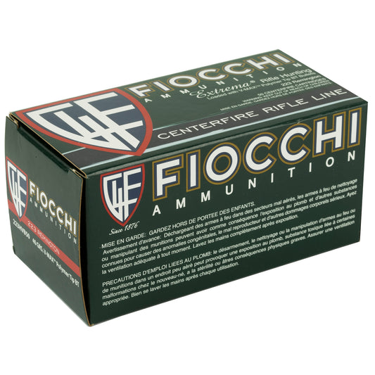 Fiocchi Ammunition 223 Remington 40 Grain V-Max Rifle Ammunition * 50 Rounds per Box