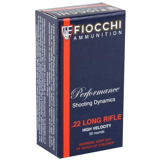 Fiocchi Ammunition 22LR 40-Grain Copper Plated Round Nose Rimfire Ammo