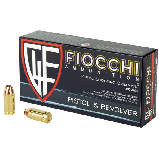 Fiocchi Ammunition 380 ACP 90-Grain Hollow Point Centerfire Pistol Ammo