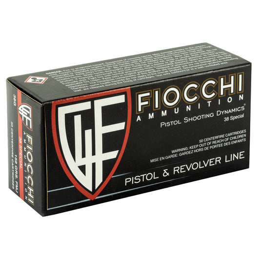 Fiocchi Ammunition 38 Special 158-Grain FMJ Centerfire Pistol Ammo * Reliable Range & Target Shooting