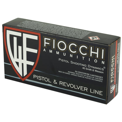 Fiocchi Ammunition 40 S&W 180 Grain FMJ Centerfire Pistol Ammo * Reliable Range & Target Practice