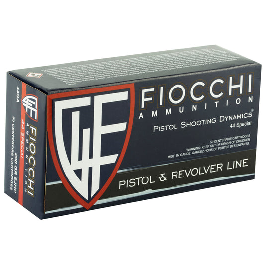 Fiocchi Ammunition 44 Special 200-Grain Semi-Jacketed Hollow Point - Box of 50 rounds