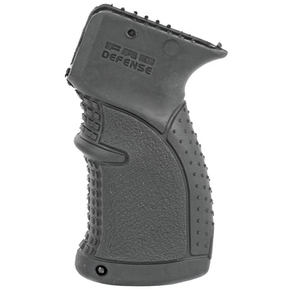 F.A.B. Defense AGR-47 Pistol Grip for AK-47 * Black Rubberized Multi-Textured Grip