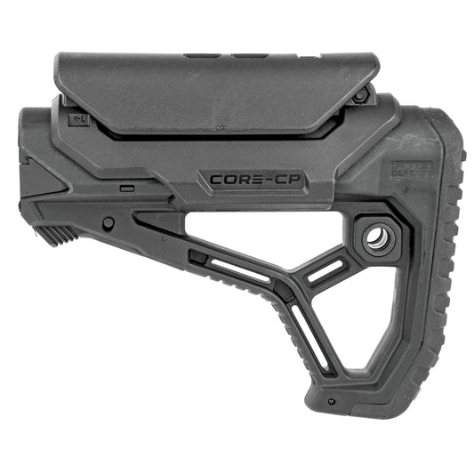 F.A.B. Defense GL-Core CP AR-15 Stock with Adjustable Cheek Rest * Black