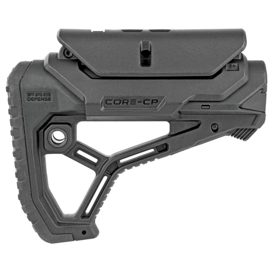 F.A.B. Defense GL-Core CP AR-15 Stock with Adjustable Cheek Rest * Black