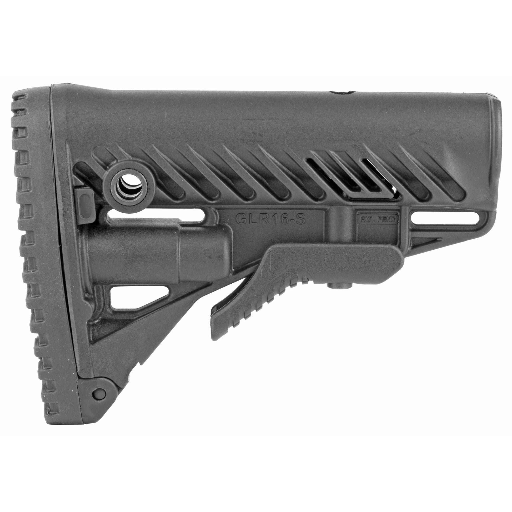 F.A.B. Defense GLR-16 AR-15 Buttstock with Rubber Butt Pad and QD Sling Sockets