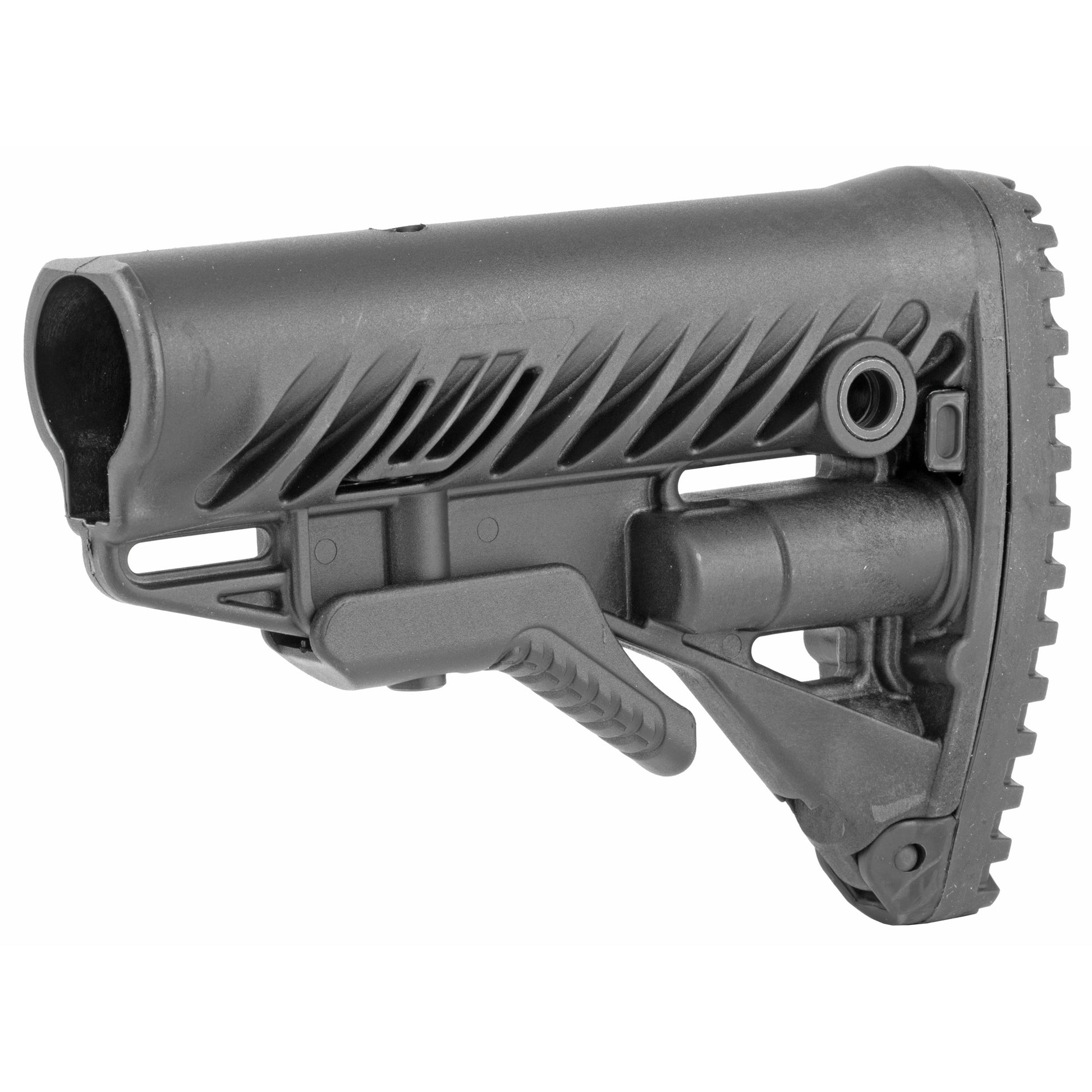 F.A.B. Defense GLR-16 AR-15 Buttstock with Rubber Butt Pad and QD Sling Sockets