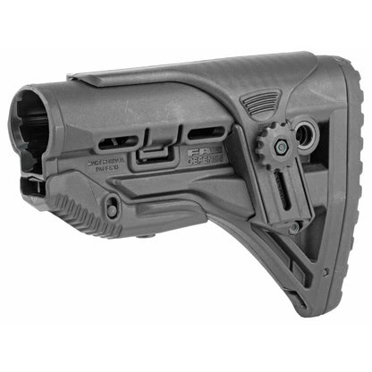 F.A.B. Defense GL-Shock Patented Recoil Absorbing Buttstock for AR-15 - Black