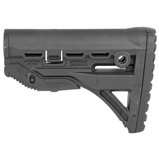 F.A.B. Defense FX-GLSHOCK M4 Shock-Absorbing Recoil Stock for AR-15 - Black