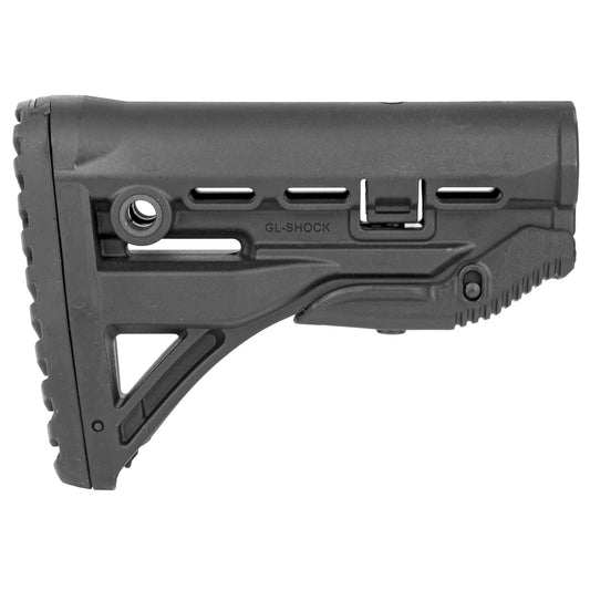 F.A.B. Defense FX-GLSHOCK M4 Shock-Absorbing Recoil Stock for AR-15 - Black