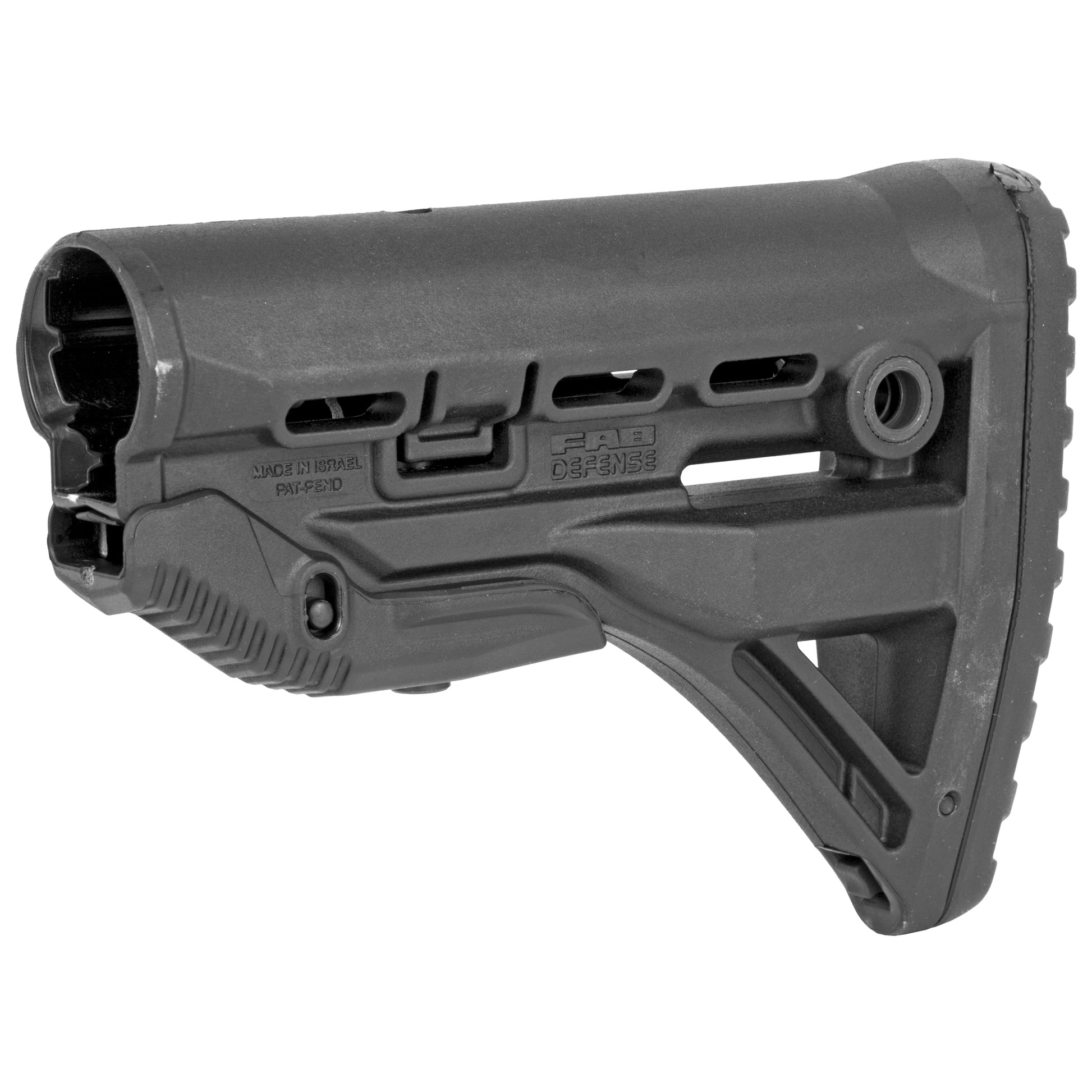 F.A.B. Defense FX-GLSHOCK M4 Shock-Absorbing Recoil Stock for AR-15 - Black
