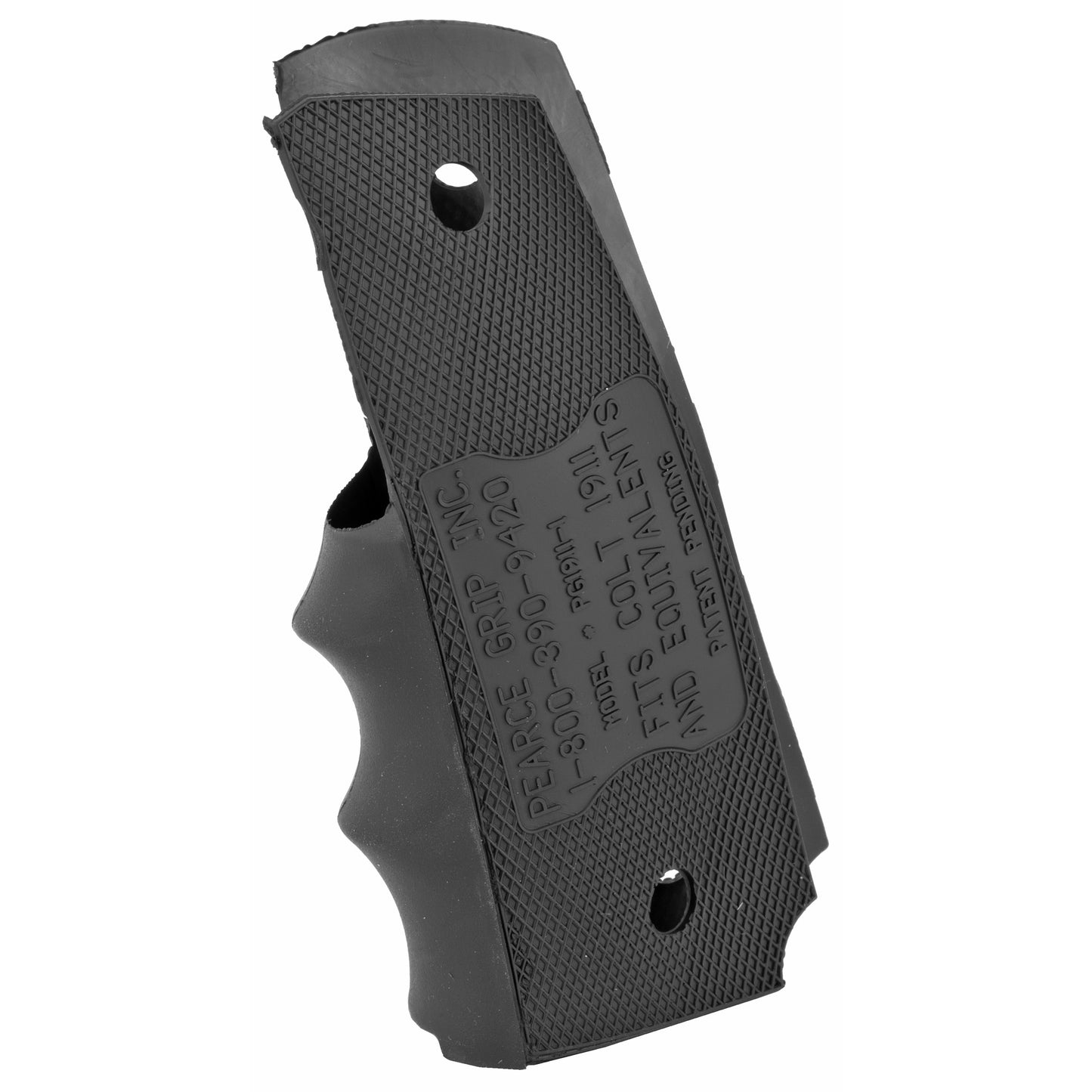 Pearce Grip PG1911-1 Rubber Finger Groove Add-On for Government Model 1911 Pistols