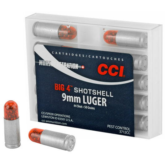 CCI Ammunition 9mm Shotshell, 45 Grain * Flexible Pest Control and Training Ammo