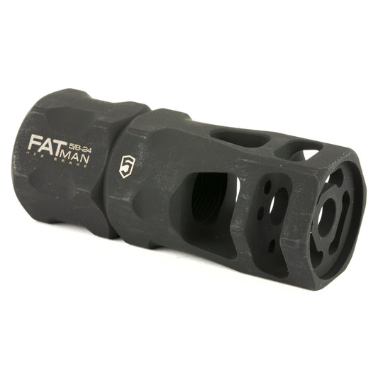 Phase 5 Weapon Systems FATman Hex Muzzle Brake for 7.62mm/.308 Winchester Rifles