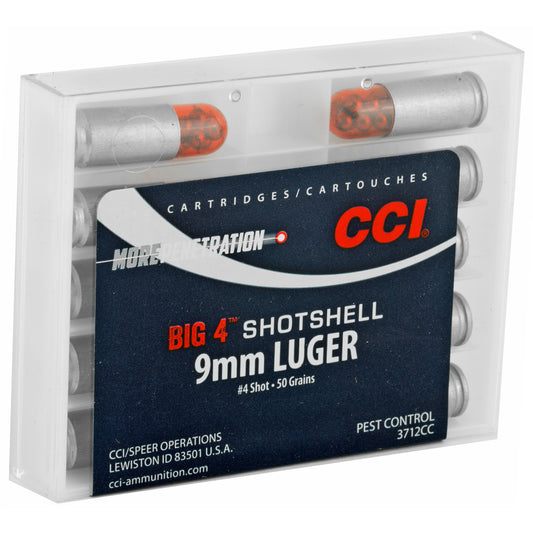 CCI Ammunition 9mm Shotshell, 45 Grain * Flexible Pest Control and Training Ammo