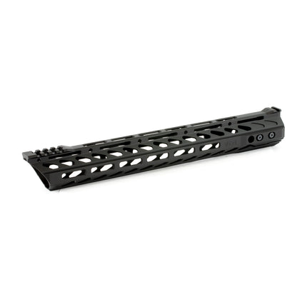 Phase 5 Weapon Systems LPSN15 M-LOK Free Float Quad Rail * 15 Inch Black Lo-Pro Slope Nose