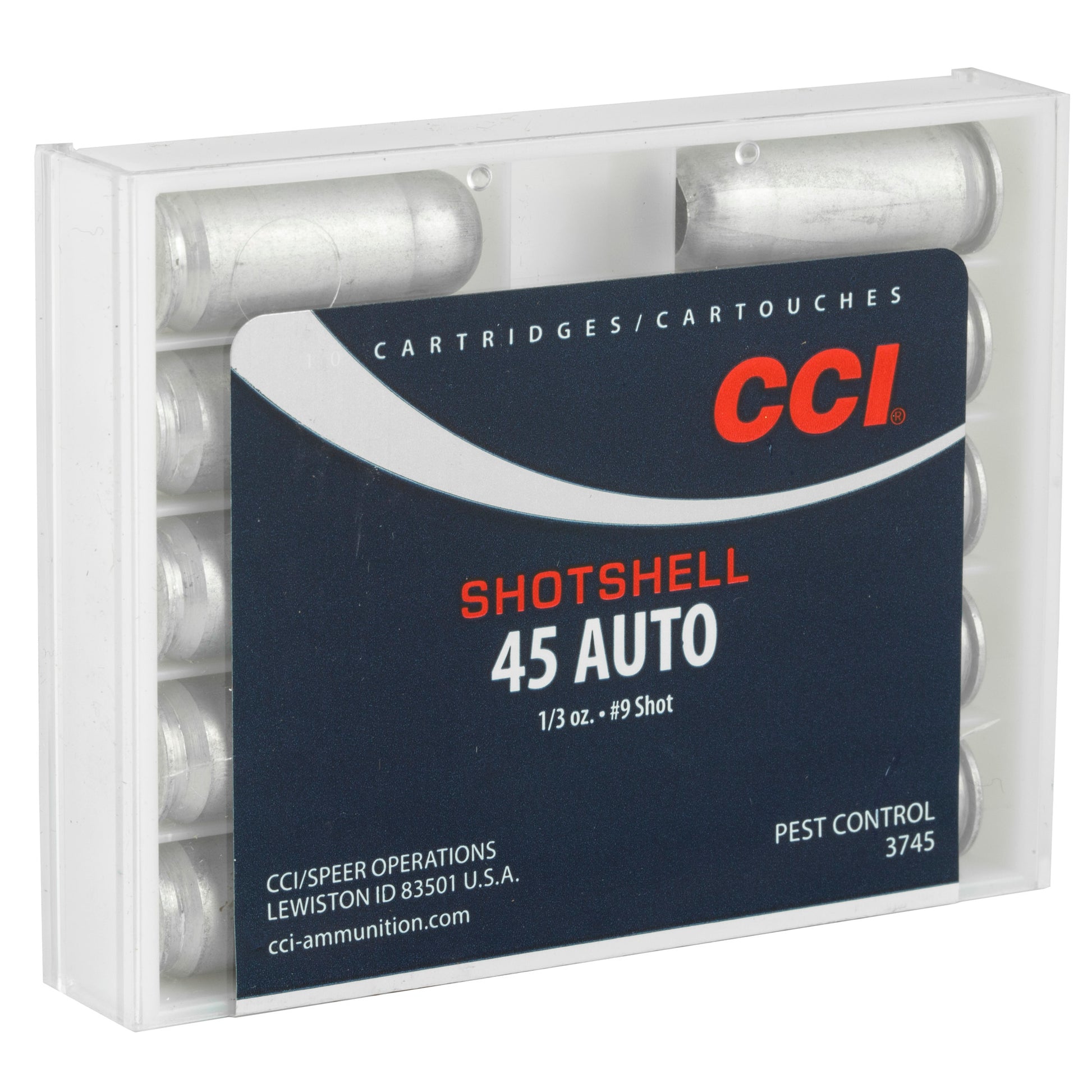 CCI Ammunition 3745 .45 ACP Shotshell * 120 Grain for Target Practice and Pest Control