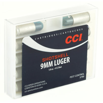CCI Ammunition 9mm #12 Shotshell * 53 Grain, 10 Rounds per Box