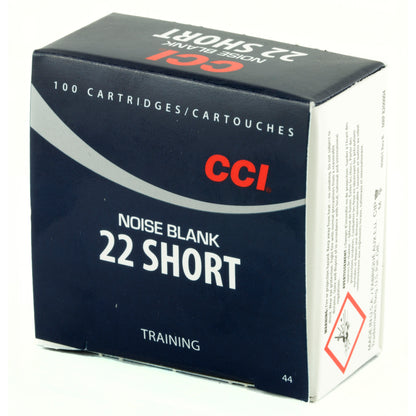 CCI Ammunition 22 Short Blank Cartridges * 100 Rounds per Box, 5,000 per Case