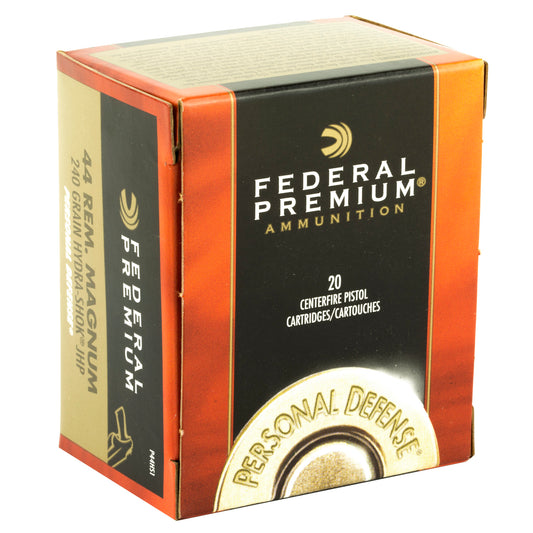 Federal Hydra-Shok .44 Magnum 240-Grain Hollow Point Handgun Ammunition * 20 Rounds Per Box